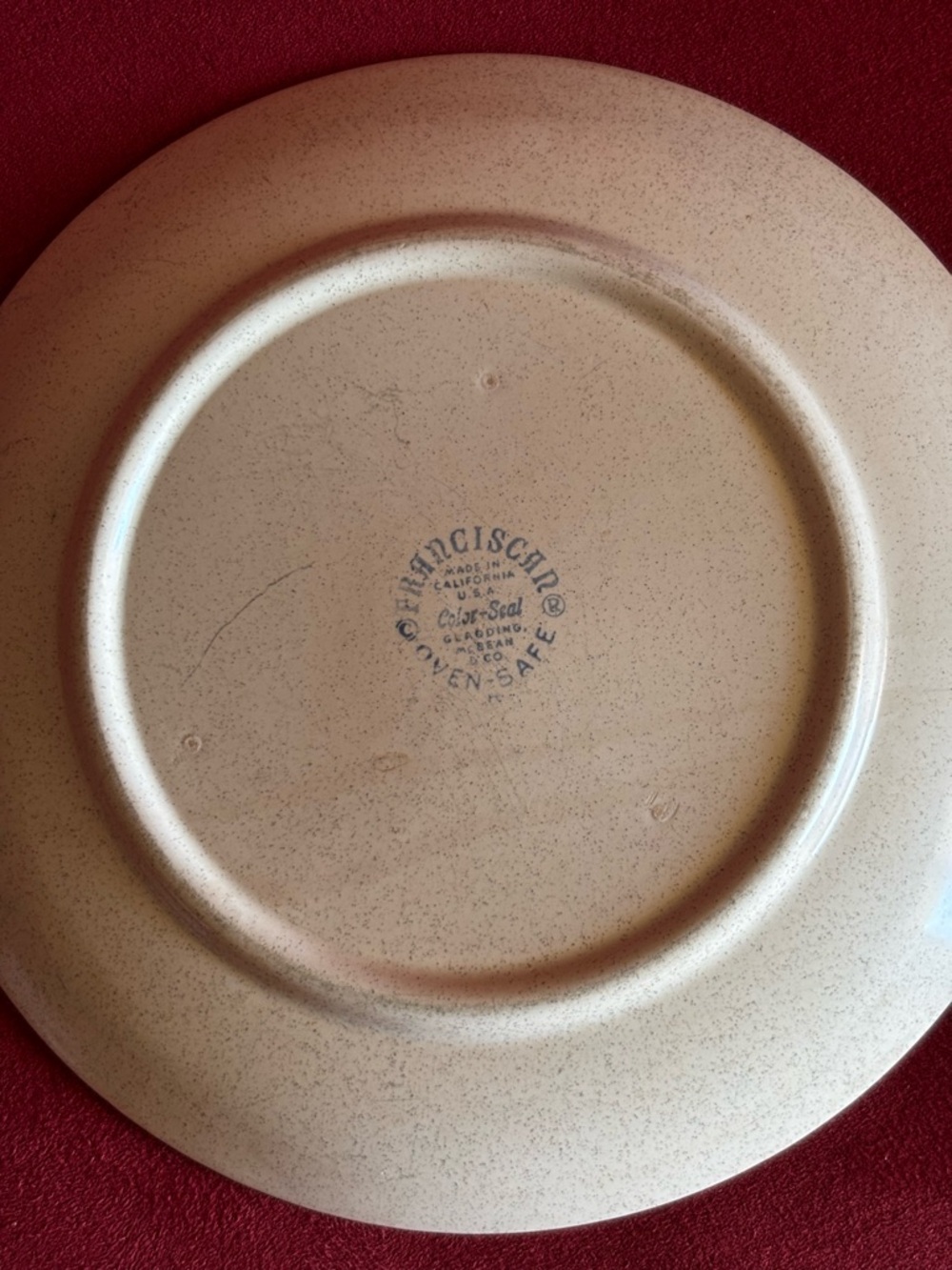 Vintage Franciscan Woodlore Mushroom Pattern 8” Salad Plate - Picture 4 of 6